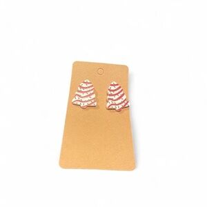 Little Debby cake holiday earrings